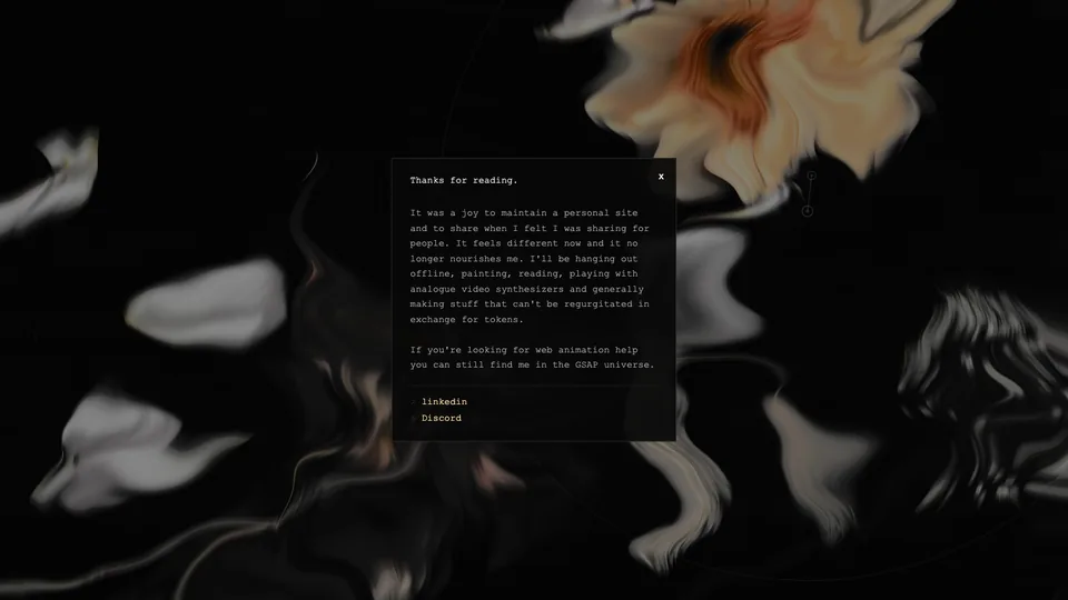 Cassie Evans website homepage