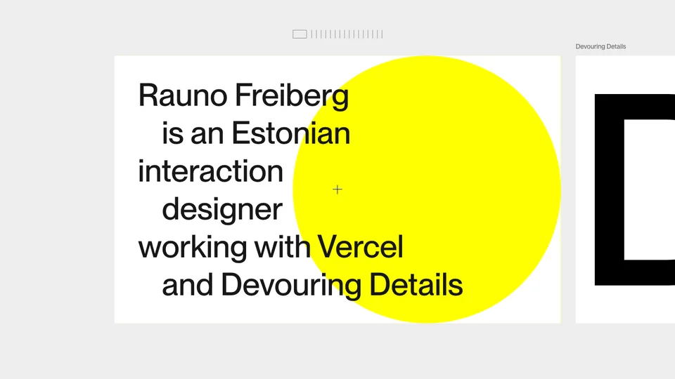 Rauno Freiberg website homepage